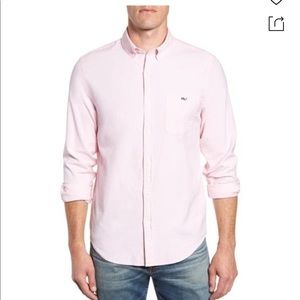 Vineyard Vines Slim Fit Oxford Pink Button Down
